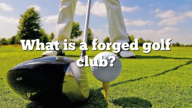 What is a forged golf club?