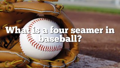 What is a four seamer in baseball?