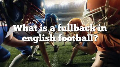 What is a fullback in english football?