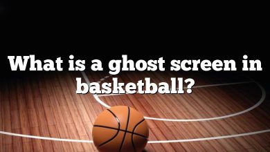 What is a ghost screen in basketball?