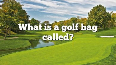 What is a golf bag called?