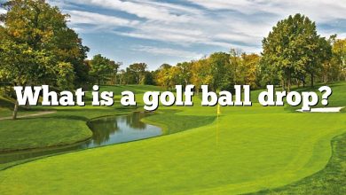 What is a golf ball drop?