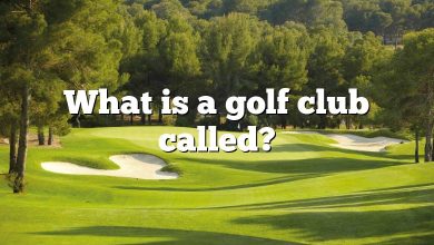 What is a golf club called?