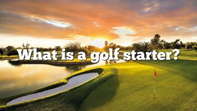 What is a golf starter?