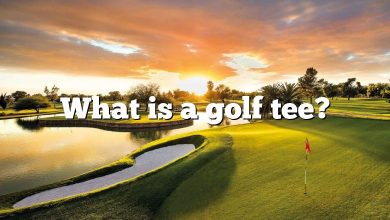 What is a golf tee?
