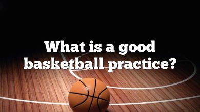 What is a good basketball practice?