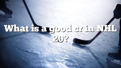 What is a good cr in NHL 20?