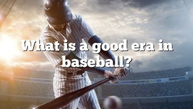 What is a good era in baseball?