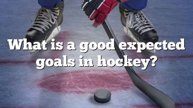 What is a good expected goals in hockey?