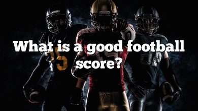 What is a good football score?