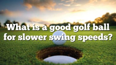 What is a good golf ball for slower swing speeds?