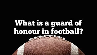 What is a guard of honour in football?