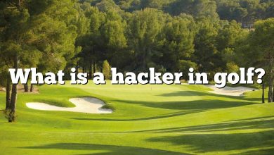 What is a hacker in golf?