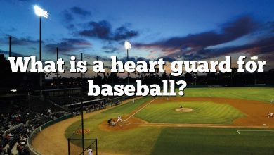 What is a heart guard for baseball?