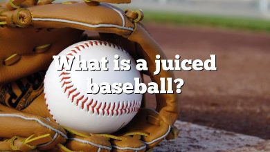 What is a juiced baseball?