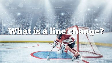 What is a line change?