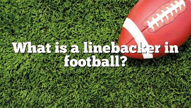 What is a linebacker in football?