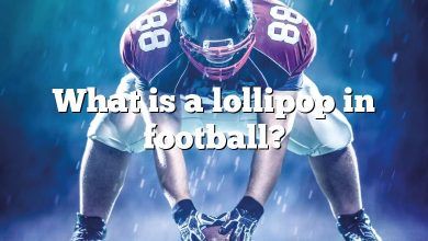 What is a lollipop in football?