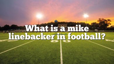 What is a mike linebacker in football?