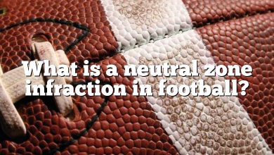 What is a neutral zone infraction in football?