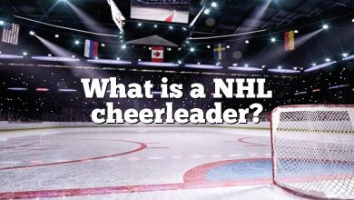 What is a NHL cheerleader?