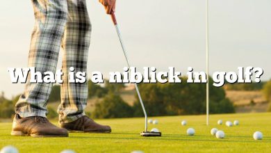 What is a niblick in golf?