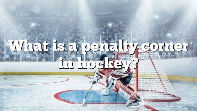 What is a penalty corner in hockey?