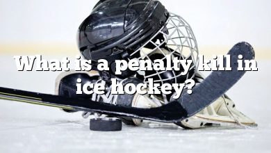 What is a penalty kill in ice hockey?