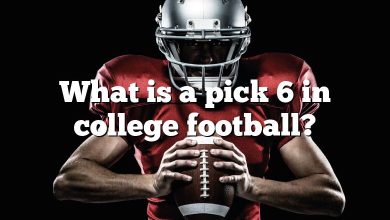 What is a pick 6 in college football?