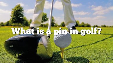 What is a pin in golf?