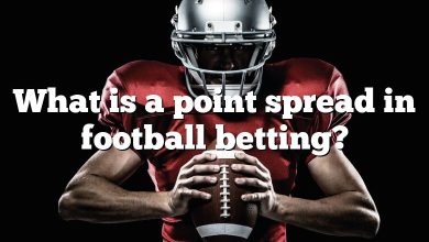 What is a point spread in football betting?