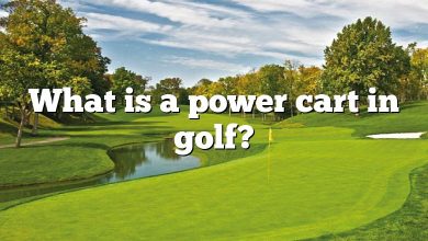 What is a power cart in golf?