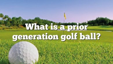 What is a prior generation golf ball?