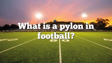 What is a pylon in football?
