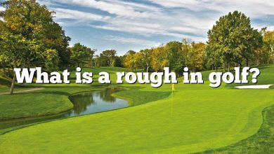 What is a rough in golf?