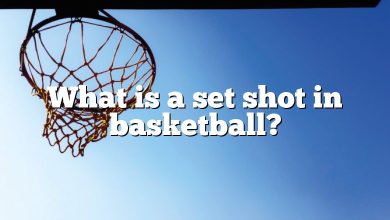 What is a set shot in basketball?