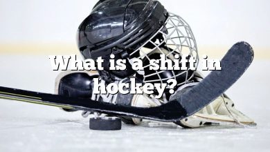 What is a shift in hockey?