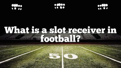 What is a slot receiver in football?