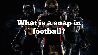 What is a snap in football?