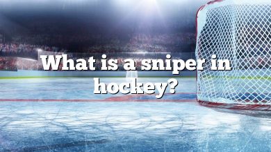 What is a sniper in hockey?