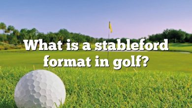 What is a stableford format in golf?