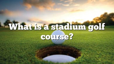 What is a stadium golf course?