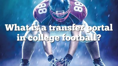 What is a transfer portal in college football?