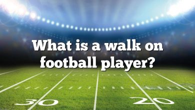 What is a walk on football player?