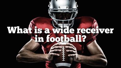 What is a wide receiver in football?
