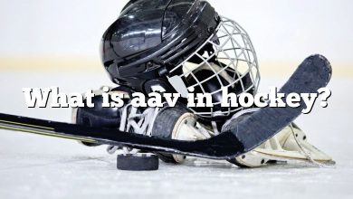 What is aav in hockey?