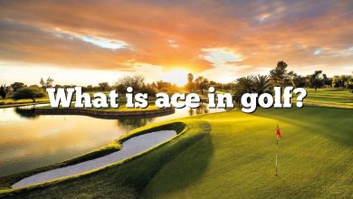 What is ace in golf?