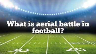 What is aerial battle in football?