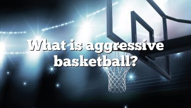 What is aggressive basketball?