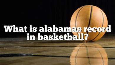 What is alabamas record in basketball?